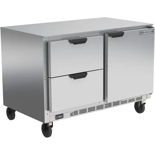 Beverage-Air Ergonomic Undercounter Freezer Drawers, Exterior Dimensions: WxDxH: 48"W x 32"D x 34 5/8"H Cas...