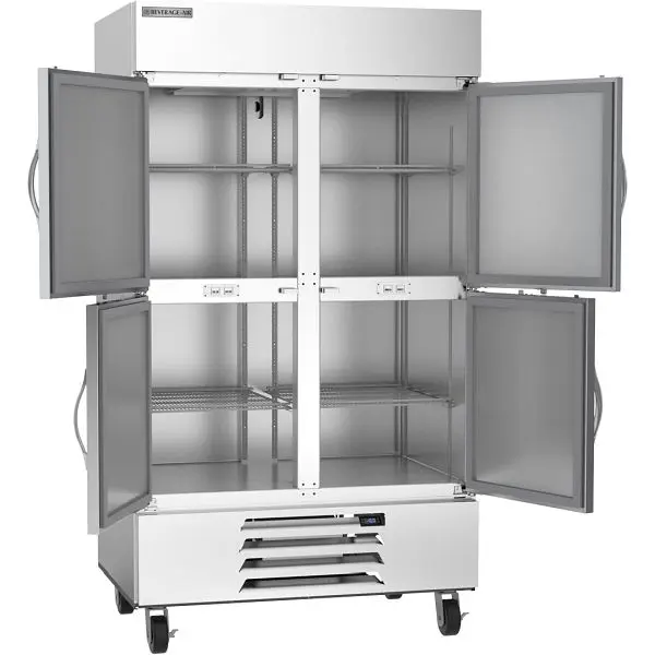 Beverage-Air Horizon Series Solid Half-Door Bottom Mount Freezer, Exterior Dimensions: WxDxH: 47" X 33 3/4" X 84...
