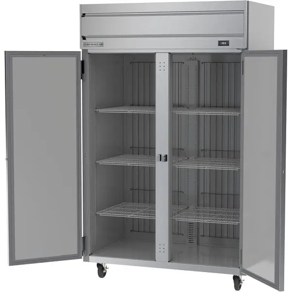 Beverage-Air Horizon Top Mount Reach- Freezer, Exterior Dimensions: WxDxH: 52” X 33 7/8” X 85”, BTU/Hr: 2580, HF2HC-1S