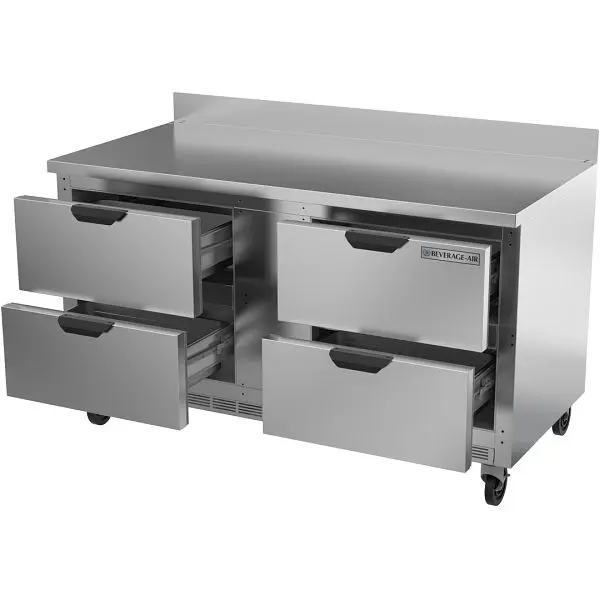 Beverage-Air Protective Freezers Drawers, Exterior Dimensions: WxDxH: 60"W x 32"D x 39 5/8"H, WTFD60AHC-4