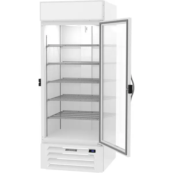 Beverage-Air Strong MarketMax Freezer Electronic Lock, Exterior Dimensions: WxDxH: 30” X 33 5/8” X 78”, Finish: Whit...