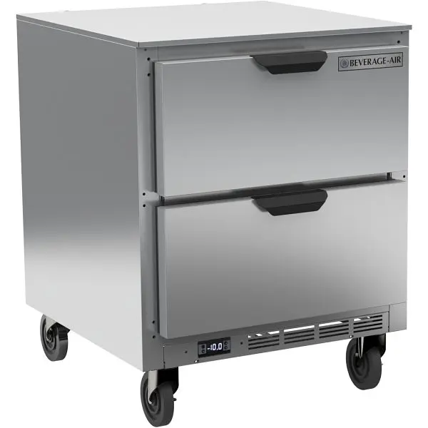 Beverage-Air Undercounter Freezer Drawers, Exterior Dimensions: WxDxH: 28"W x 32"W x 34 5/8"H Casters, UCFD...