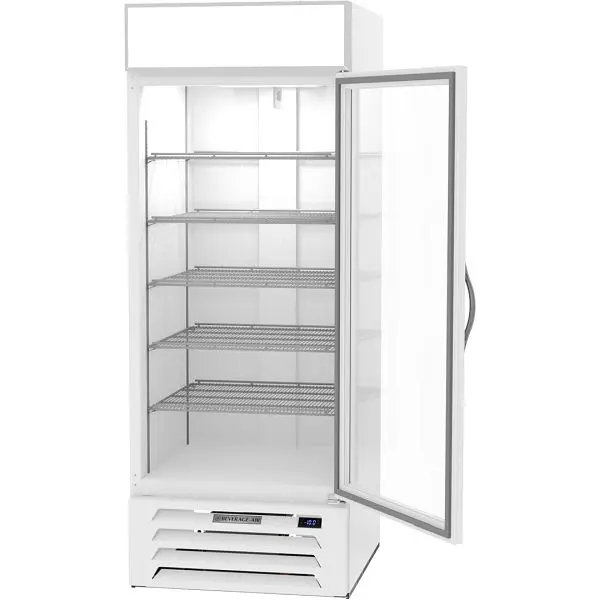 Beverage-Air Visible MarketMax Freezer, Exterior Dimensions: WxDxH: 30" x 33 5/8" x 78", MMF27HC-1-W