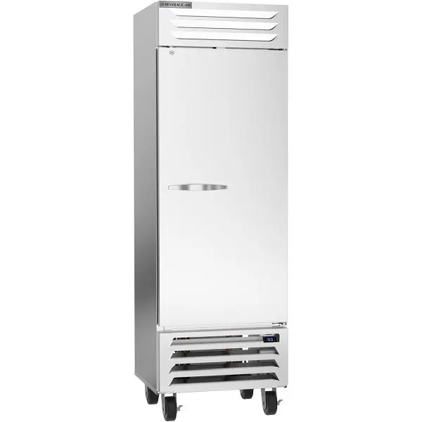 Beverage-Air Vista Series Solid Door Reach- Freezer, Exterior Dimensions: WxDxH: 24” X 26” X 67 3/8”, FB12HC-1S