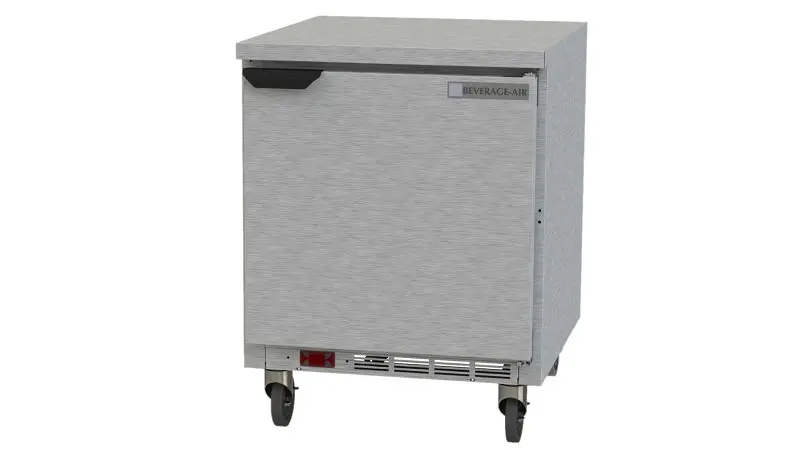 Beverage-Air Worktop Freezer Flat Top, Exterior Dimensions: WxDxH: 27" X 32 1/8" X 35 1/2", WTF27AHC-FLT