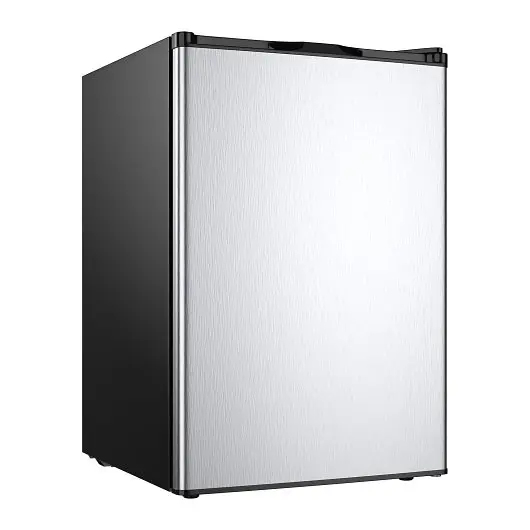 Costway 3 ft³ Space-saving Upright Freezer Water-Based Stainless Tool Steel Door, EP23796