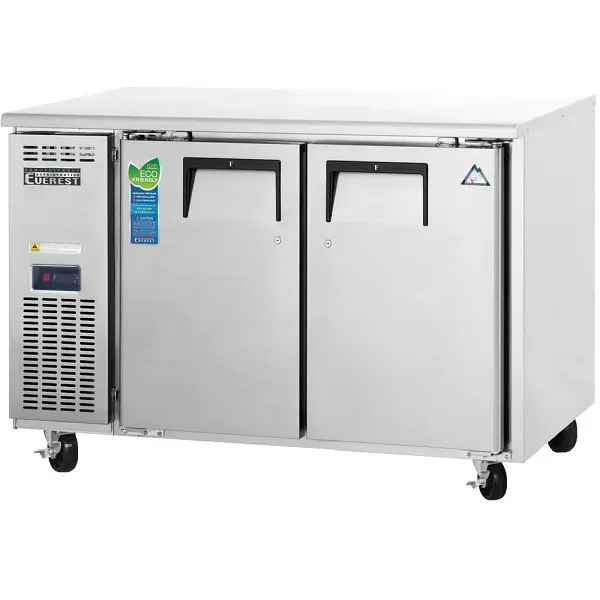 Everest Refrigeration 2 Door Undercounter Freezer 47 1/2" Length, 24" Depth, ETF2-24