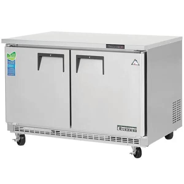 Everest Refrigeration 2 Door Undercounter Freezer support mounted, 48 1/2", ETBF2