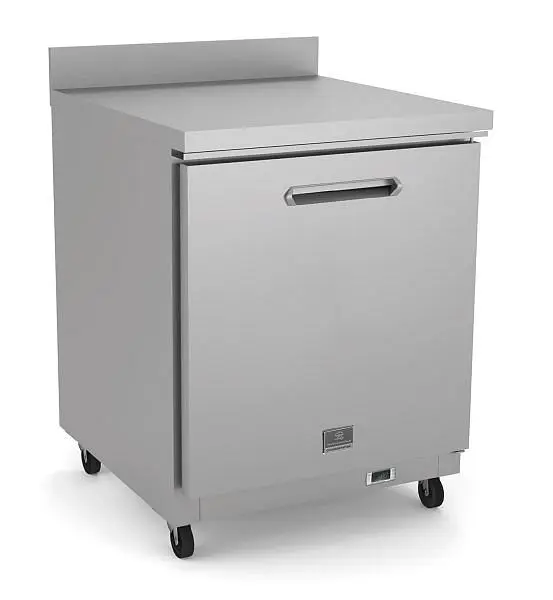 Kelvinator Commercial 1-door undercounter freezer worktop, 27", R290 refrigerant gas, -9°F, stainless steel, 738303