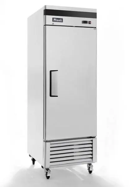 Migali 1 Door Reach- Freezer, 27"x31.5"x83.2" (WxDxH), All natural, R290, Lift Gate included, C-1FB-HC+LG