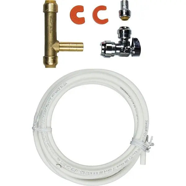 SharkBite Narrow 1/2 Inch x 1/4 Inch PEX Ice Maker Setup Kit, 25024