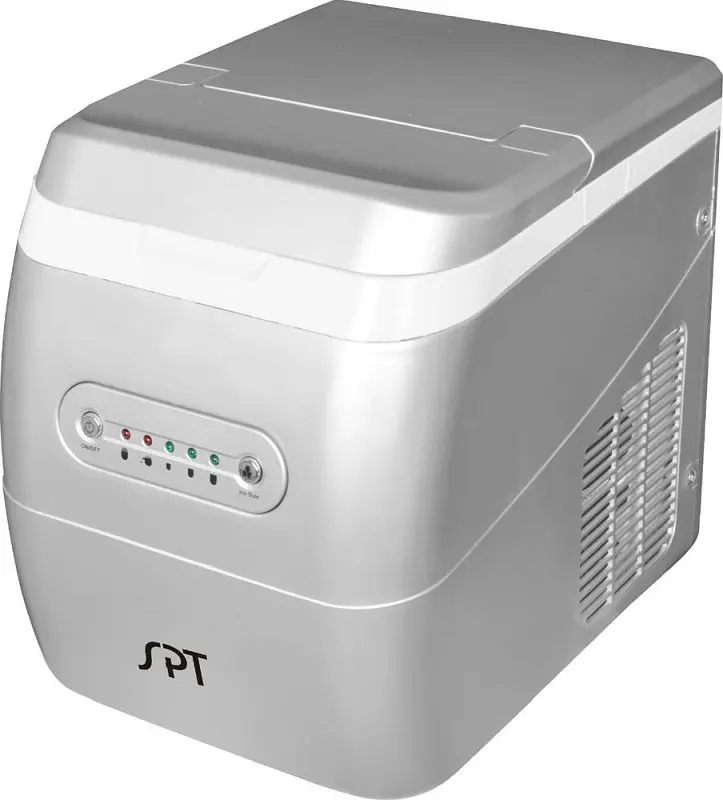 Sunpentown Travel-friendly Ice Maker, Silver, IM-123S