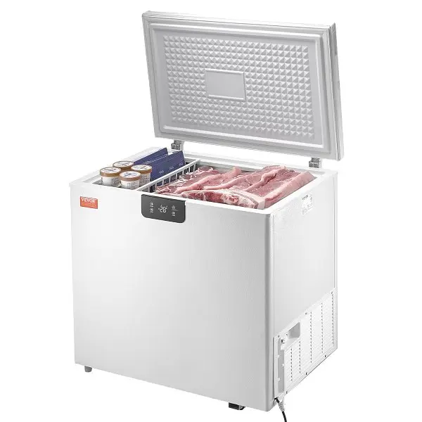 VEVOR Chest Freezer, 5.4 Cu.ft / 153 L Space-saving Deep Freezer, White, JYLJ5CFTBS00SJTLFV1