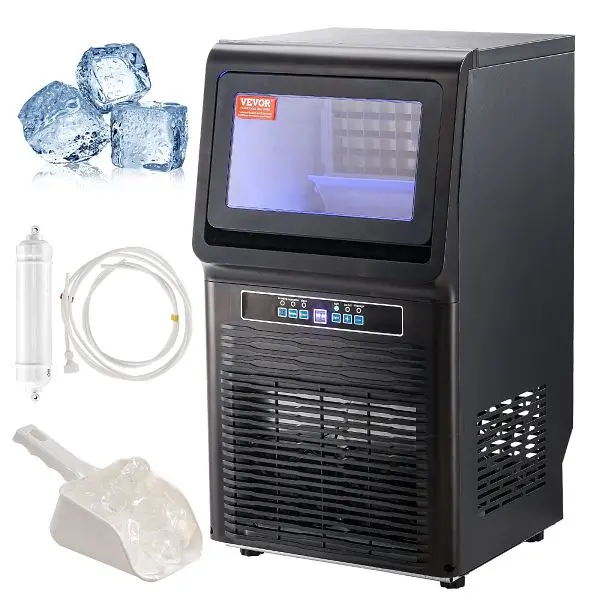 VEVOR Commercial Ice Maker, 70lbs/24H, QSYYTSFBZBJQRFFJUV1
