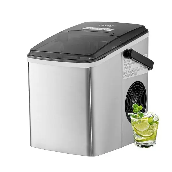 VEVOR Countertop Ice Maker, Ice Storage Capacity 1.8lbs, ZDBTMSZB26LBSBP0JV1