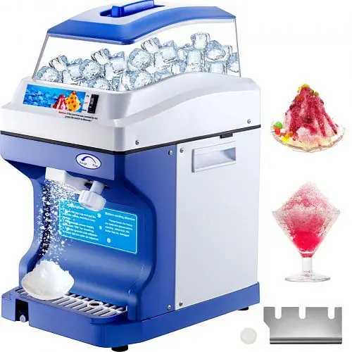 VEVOR Industrial-Strength 110V Commercial Ice Shaver Crusher 441LBS/H 11Lbs Hopper, PBJBY-18800000001V1