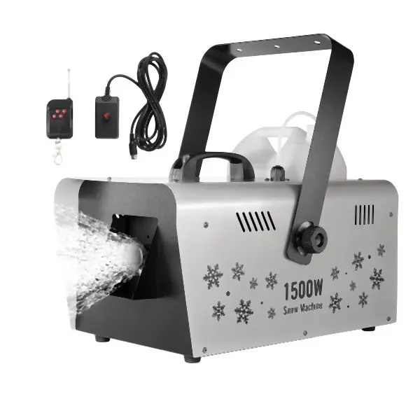 VEVOR Snow Machine 1500W Wireless Remote Handheld Hanging Snow Making Machine, XHJXP1500WSCI9GHOV5