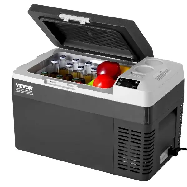 VEVOR Travel-friendly Car Refrigerator Freezer Compressor 25 L Single Zone Car Home, WLCZBXX25LDQY5PAVV1