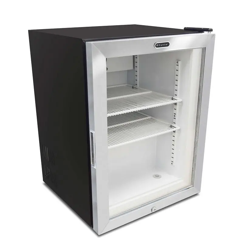 Whynter Countertop Reach 1.8 cu ft Presentation Glass Door Freezer, CDF-177SB