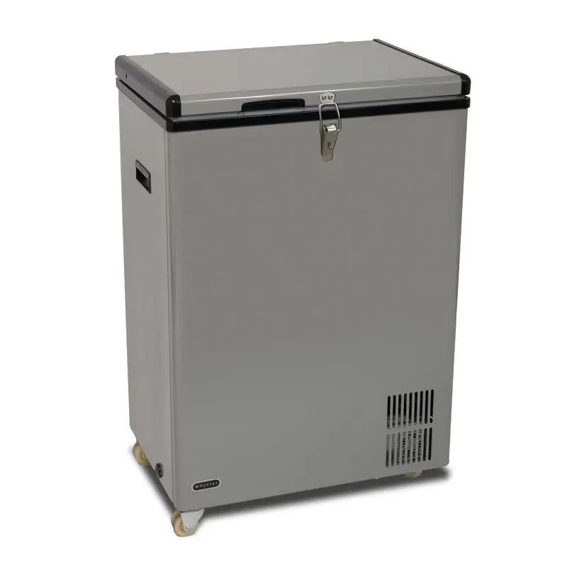 Whynter Dependable Travel-friendly Wheeled Freezer Door Alert and 12V Option, 95 Quart, FM-951GW