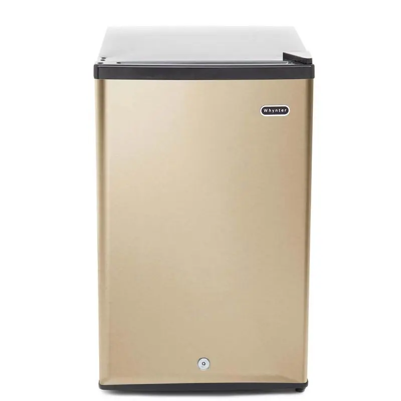 Whynter Flexible Energy Star 2.1 cu. ft Upright Freezer Lock Rose Gold, CUF-210SSG