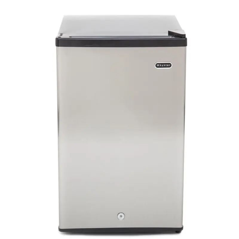 Whynter King-Size Energy Star 2.1 cu. ft. Stainless Steel Upright Freezer Lock, CUF-210SS