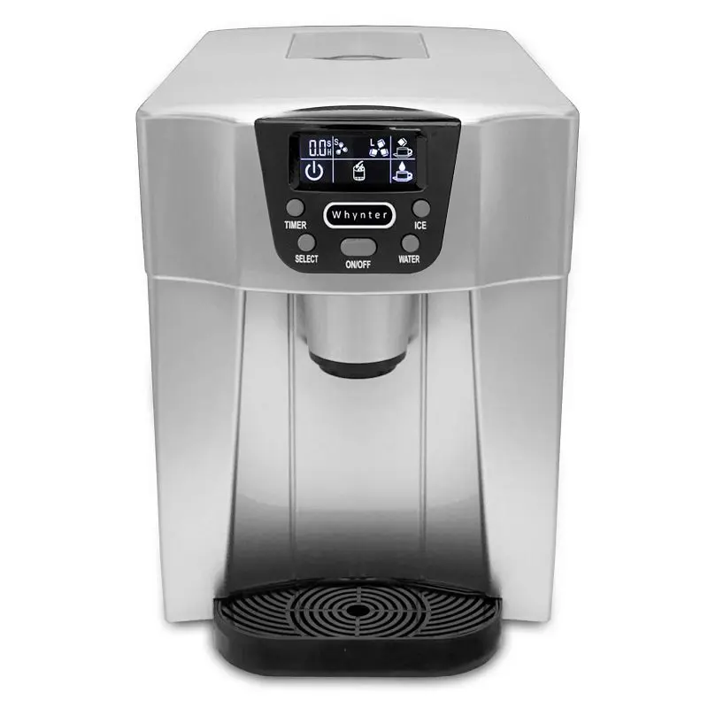 Whynter Non-Toxic Countertop Direct Connection Ice Maker and Water Dispenser, Polished Silver, IDC-221SC
