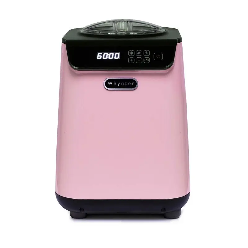 Whynter Space-saving Upright Automatic Ice Cream Maker Stainless Steel Bowl, 1.28 Quart, Limited Black Pink Edition, ICM-1...