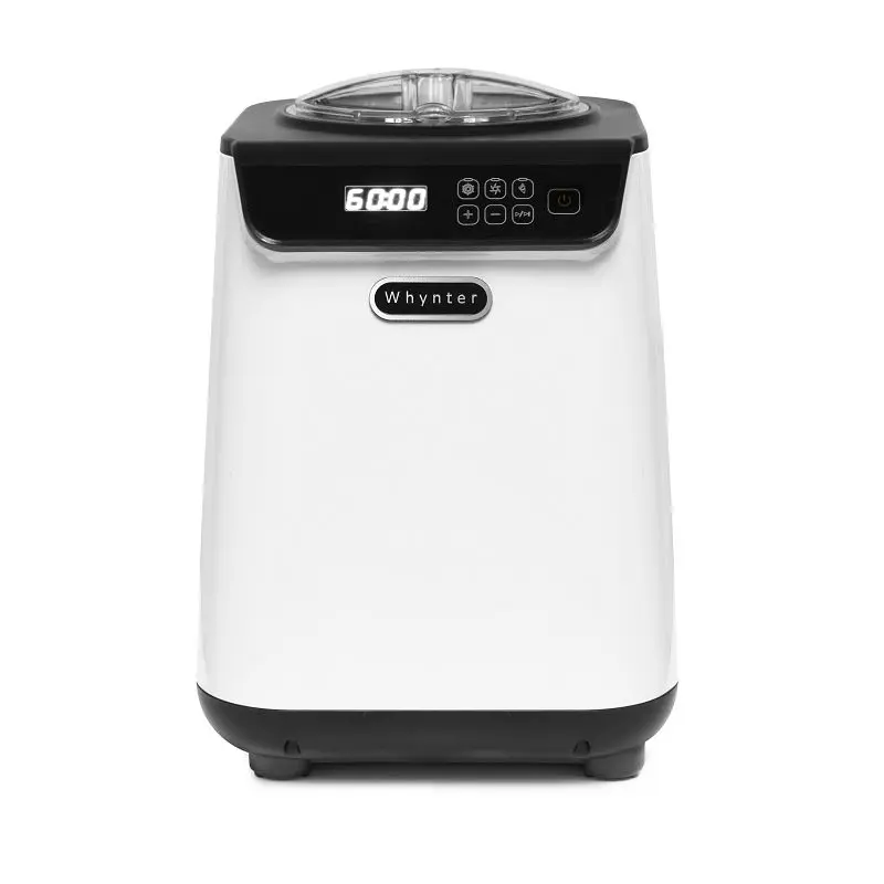 Whynter Space-saving Upright Automatic Ice Cream Maker Stainless Spring Steel Bowl, 1.28 Quart, White, ICM-128WS