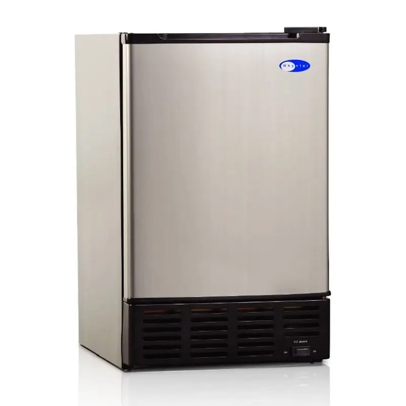 Whynter Wood Stainless Alloy Steel Constructed- Ice Maker, UIM-155