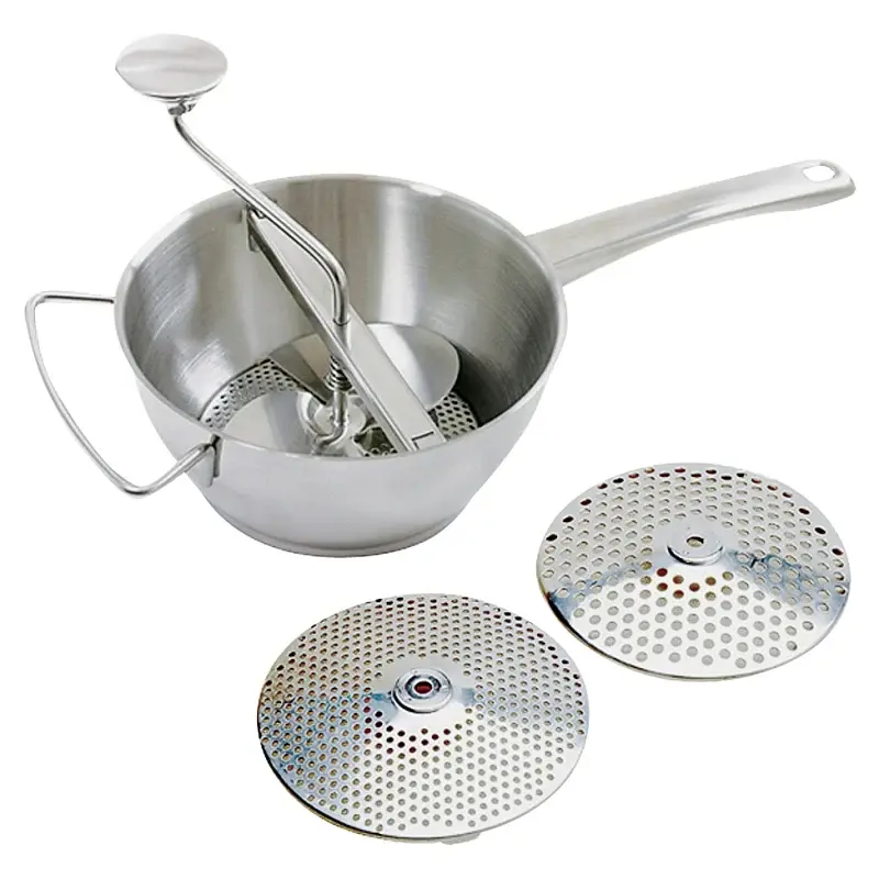 Norpro 595 Food Mill, 2 qt, Hand-powered Power, Stainless Steel