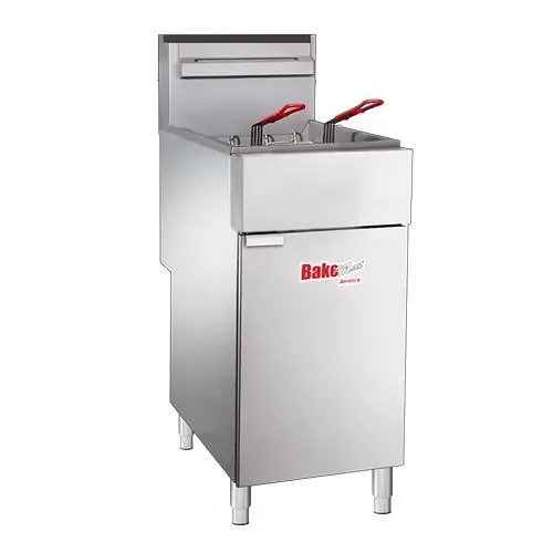 BakeMax Super-Strong 40lb Propane Gas Fryer, 90,000BTU, BAKEL40