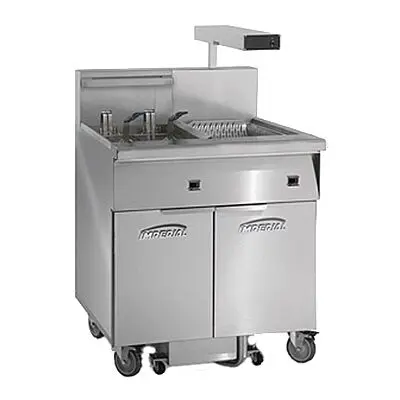 Imperial Long-Lasting Fryer, electric, 75 pounds capacity, computer controls, tilt-up elements, IFSCB175EUC