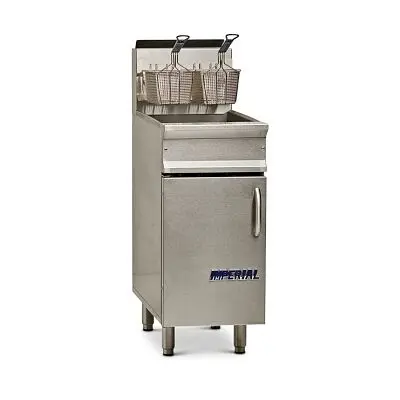 Imperial Range Match Fryer, gas, floor model, 40pounds capacity, open pot, IRF-40-OP