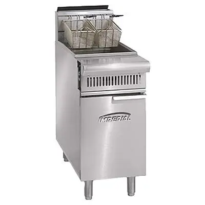 Imperial Small Heavy Duty Range Match Fryer Drain Cabinet, 19-1/2", storage cabinet base, IHR-F-DS-75