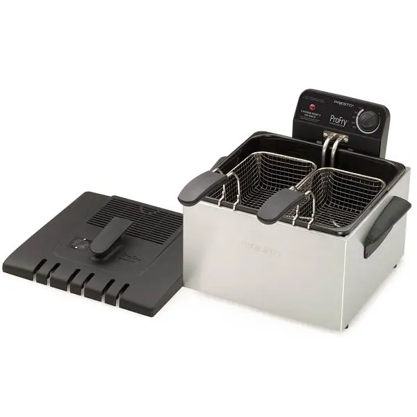 Presto Dual Binquireet Profry Immersion Element Deep Fryer, 05466