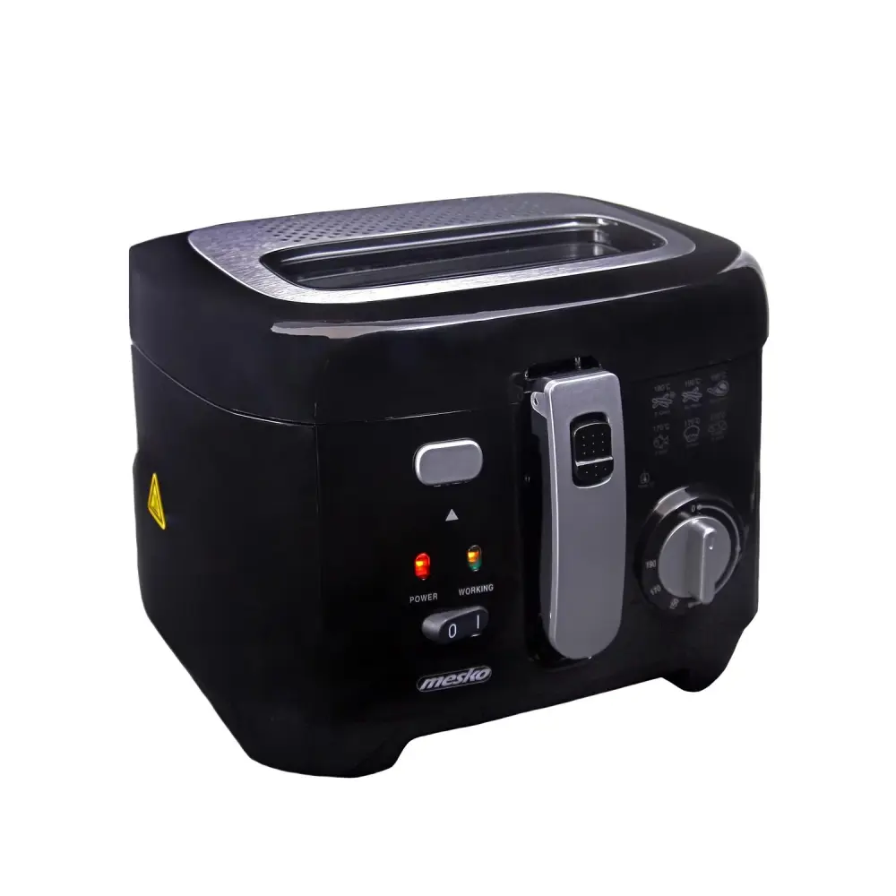 Mesko Deep Oil Fryer 2.5L 1800W LED Indicator Filter Tunable Temperature
