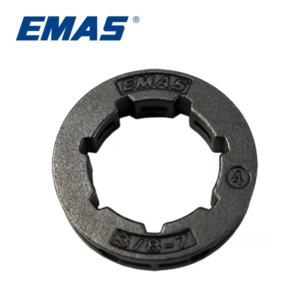 EMAS 1000pcs 3/8-7T Chainsaw Sprocket Rim Chain Saw Replacement