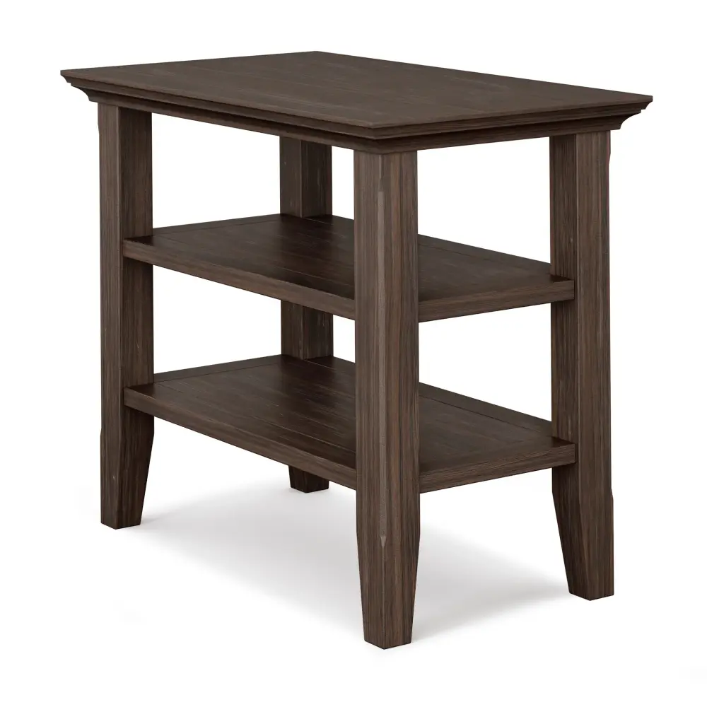 Acadian - Slim Side Table - Farmhouse Brown