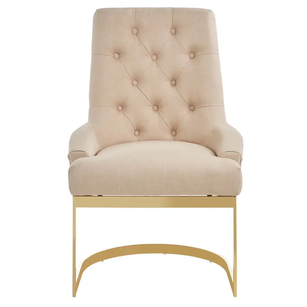 Ava Linen Dining Chair - Genuine