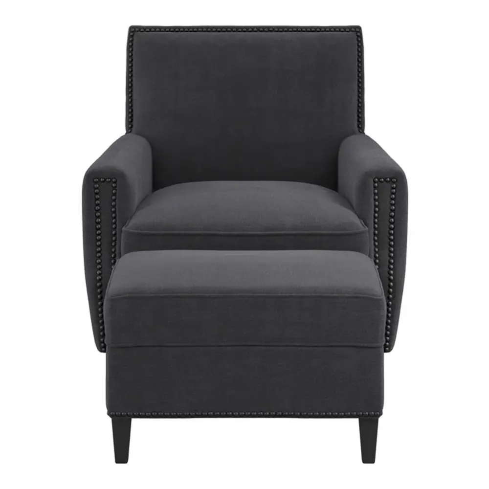 Barnet Armchair - Anthracite Grey 10-Year Frame Warranty