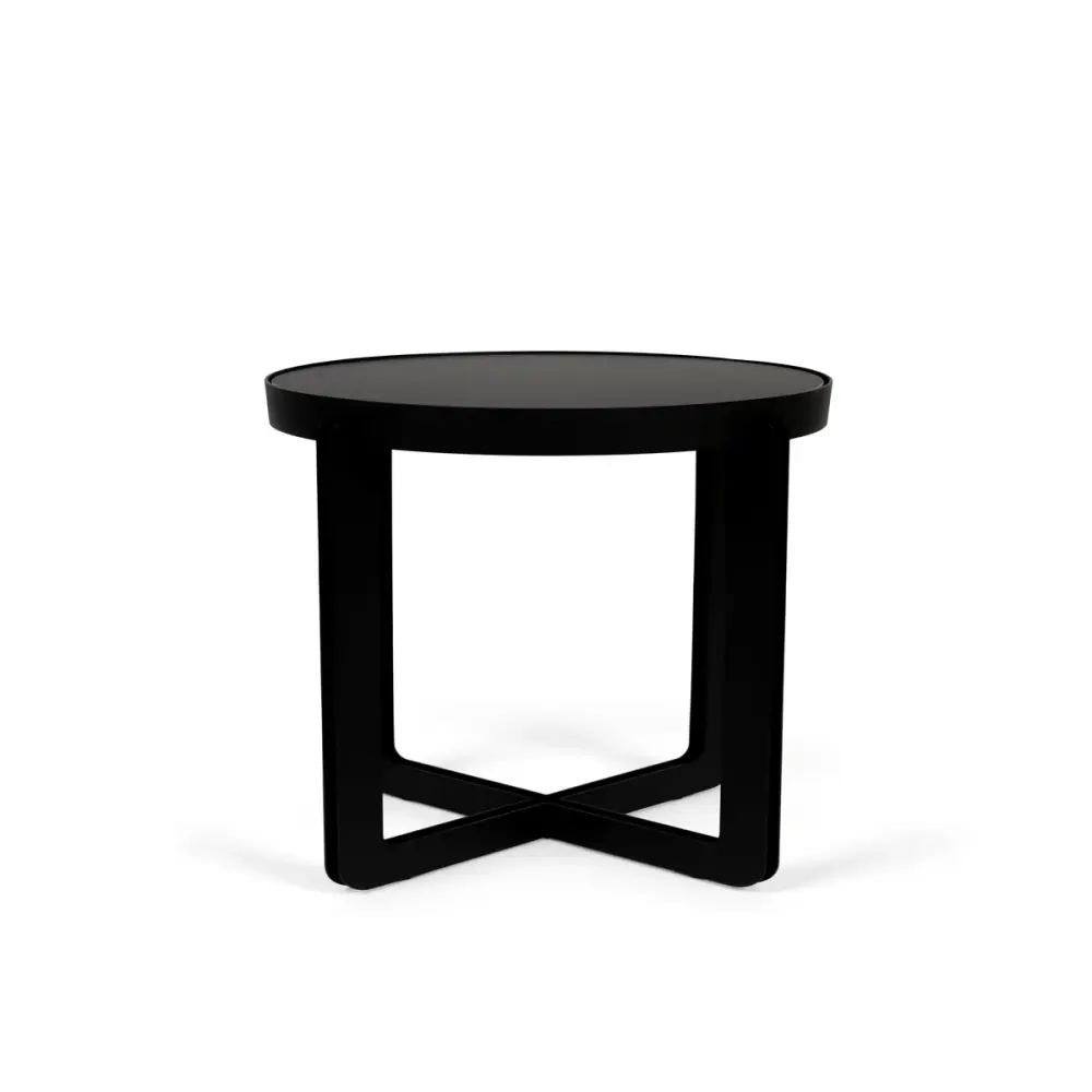 Centre Round Side Table - Charcoal Patio Use