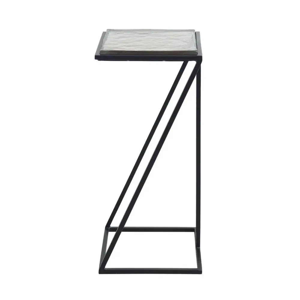 Chamber Square Side Table - Jet-black