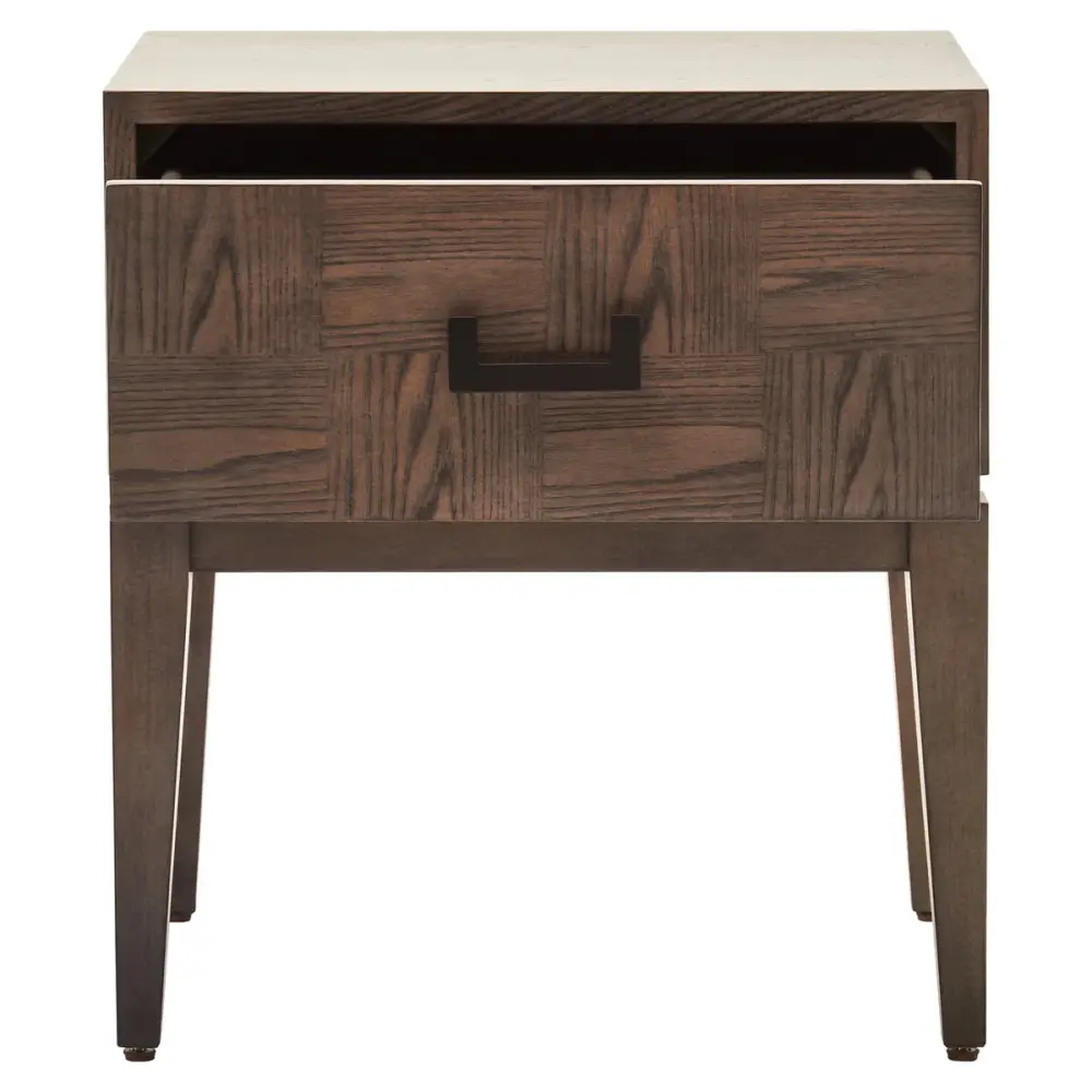 Dimaro 1 Drawer Rectangular Side Table - Antique Taupe