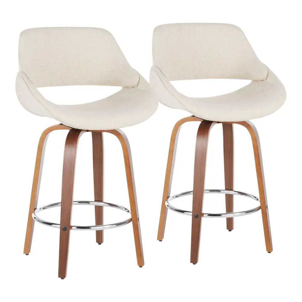 Fabrico - Mid Century Modern Counter Stool place 2)
