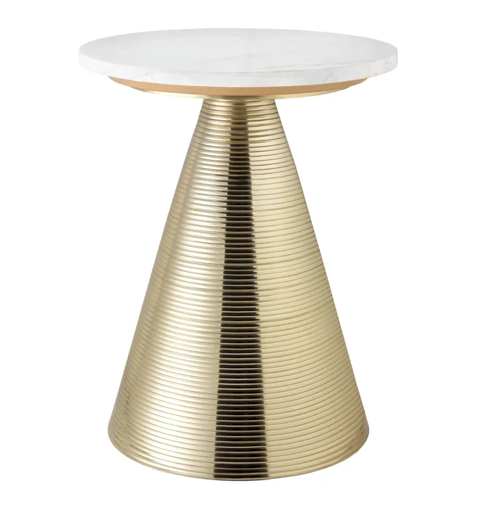 Foldable Tempo Marble Side Table - UK