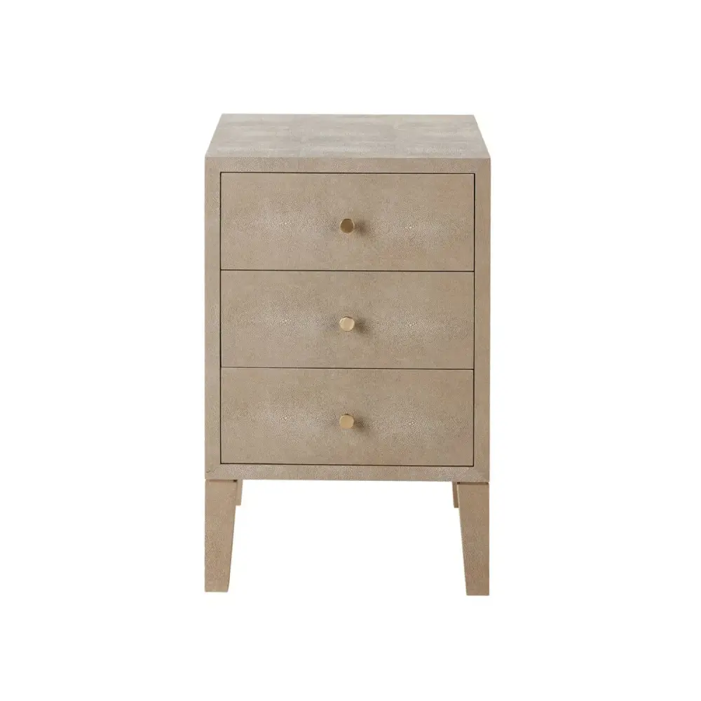 Georgia Bedside Table - Cream Small Spaces