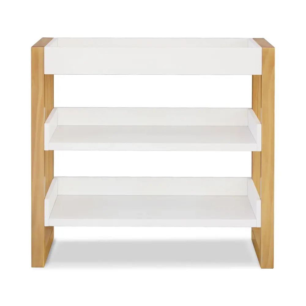 Nantucket Changing Table - Cozy White / Honey