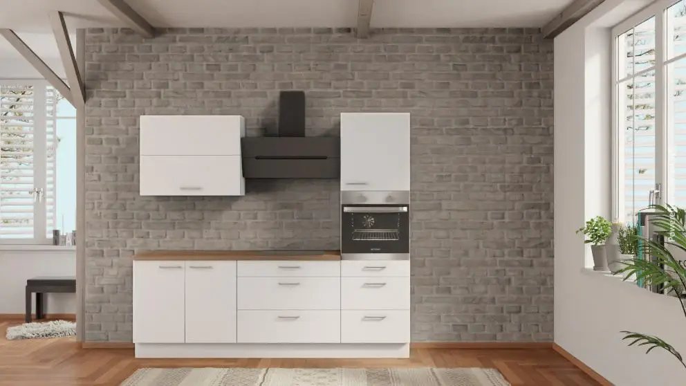 nobilia kitchen unit Schwerte on Ruhr 240 cm chalk oak Sierra fitted kitchen --