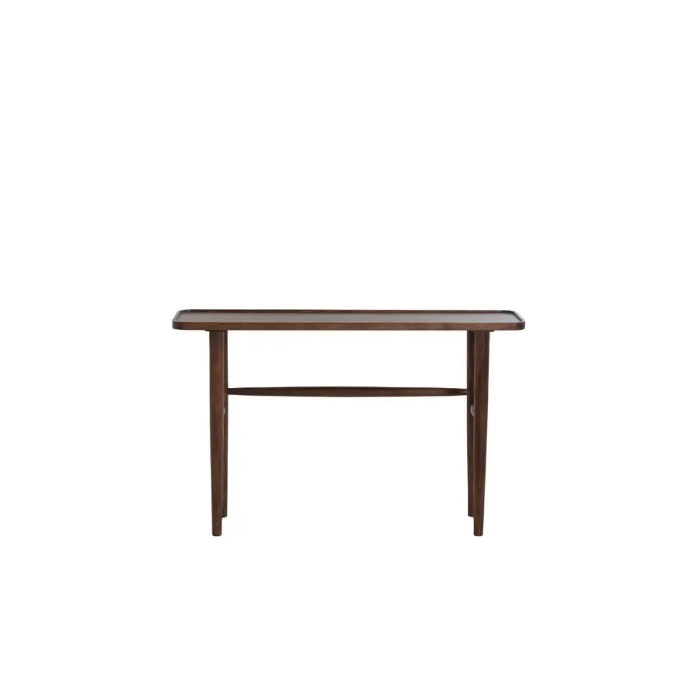 Qiano Acacia Wood Console Table - Taupe